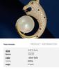 Luxury Copper Zircon Pearl Cheetah Brooch for Men and Women - Elegant Accessory for Suits and Shirts