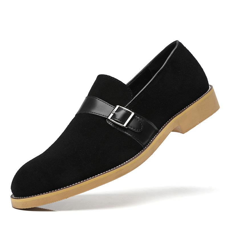 2025 Anti-velvet Cowhide Shoes Men's Business Leather Shoes British Trendy Leather Men's Shoes Fashion Casual Shoes 2025 Direct Sales