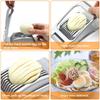 Egg Slicer Heavy Duty Aluminium Alloy Egg Slicer Cutter for Hard Boiled Eggs Multipurpose Egg Cutter Mini Manual Egg Slicer