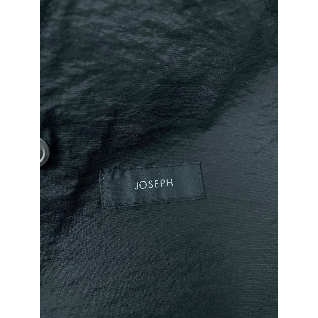 JOSEPH Black cotton nylon bomber jacket blouson Jacket 48 blackUsed