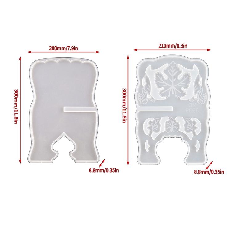 Silicone Book Stand Mold Vintage Quran Holder Mold Folding Bible Stand Mold