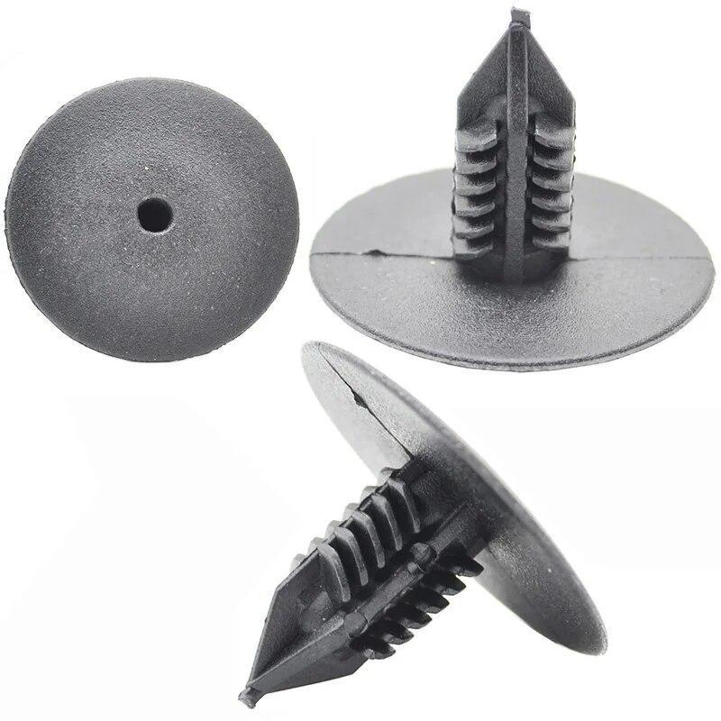 50 Stücke 10mm Für Toyota VW Renault Kunststoff Nieten Befestigungen Tür Fender Bumper Abdeckung Push-Pin Clips Clip