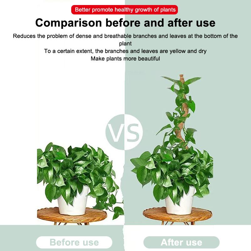 1Pcs Moss Poles for Plants Monstera Bendable Climbing Plant Stakes Indoor Coir Plant Support Garden Trellis Plant Stick Stakes