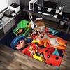 Ladybug Rug Ideal for Reading Room, Multi-purpose Office Chair Sofa Carpet, Anti-slip Printed Home Area Rug