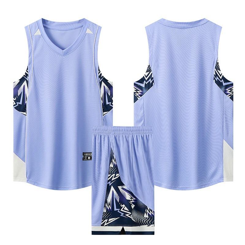 Men Women Basketball Uniform Set Quick Dry Breathable Sleeveless Jersey Training Game Wear Adults