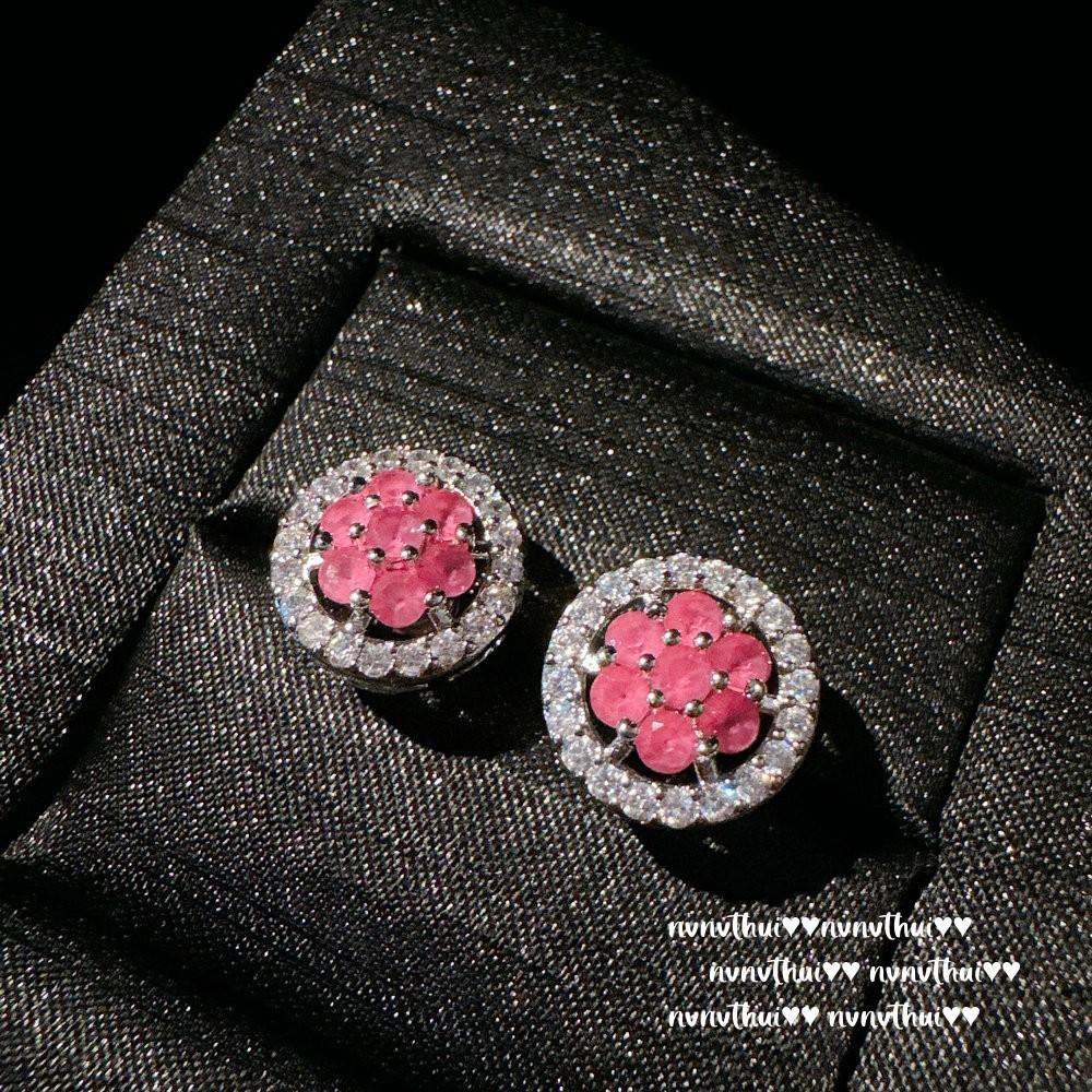 Italian Brushed Flower Pearl Gemstone Earrings, Mermaid Tears, Plated With 18K Gold, Bow Zircon Bead Earrings.