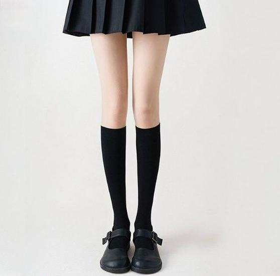 

Женские колготки с имитацией бедра и сращиванием - цельные, в стиле JK, тонкие чулки выше колена на весну/осень One Size (80-150 jin)