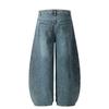 Nuovi jeans lavati vintage americani uomo e donna larghi a gamba larga dritti a tutta lunghezza