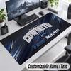 Custom Name Text Mouse Pad Dallas Cowboys Personalized Desk Pad For Work And Gaming