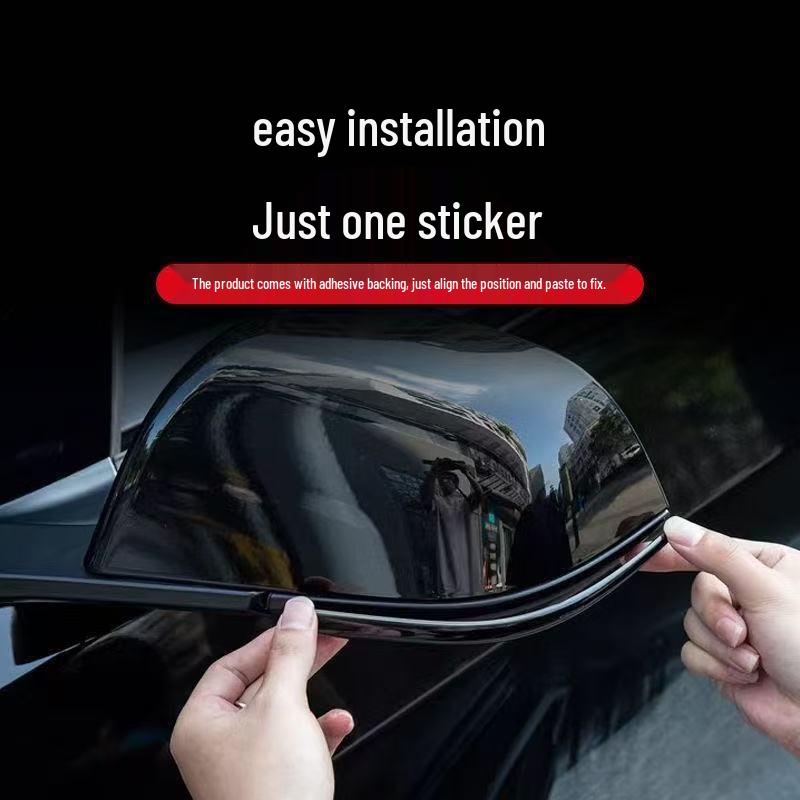 Updated Scratch-Resistant Anti-Collision Strips for Tesla Model Y/YL/3 Rearview Mirrors