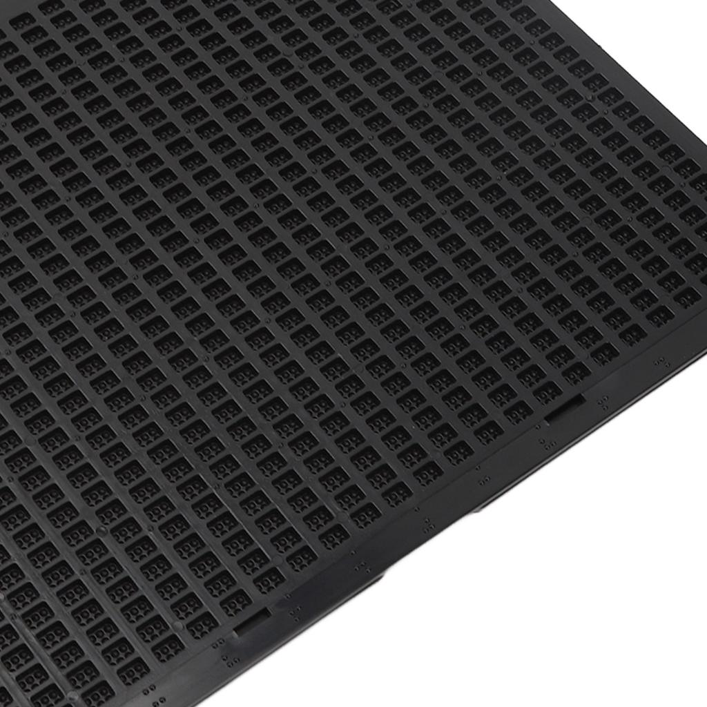 Πλάκα Μπράιγ 27 Γραμμών 30 Κελιών Μαύρη Πλαστική Πλάκα Γραφής Μπράιγ με Γραφίδα για Τυφλούς