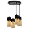 HANGING CEILING LAMP, GLASS PLAFON, LED LAMP