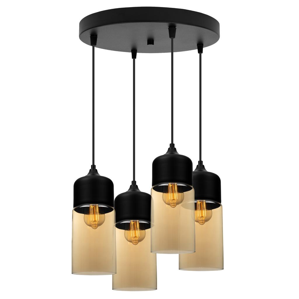 HANGING CEILING LAMP, GLASS PLAFON, LED LAMP