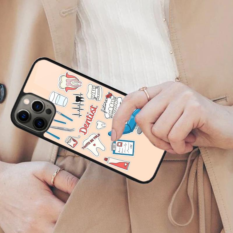 Dentist Dental Tooth Nurse Funda Magnetic Phone Case For APPLE iPhone 17 Air 16 14 13 12 Pro Max 15 Plus Wireless MagSafe Cover