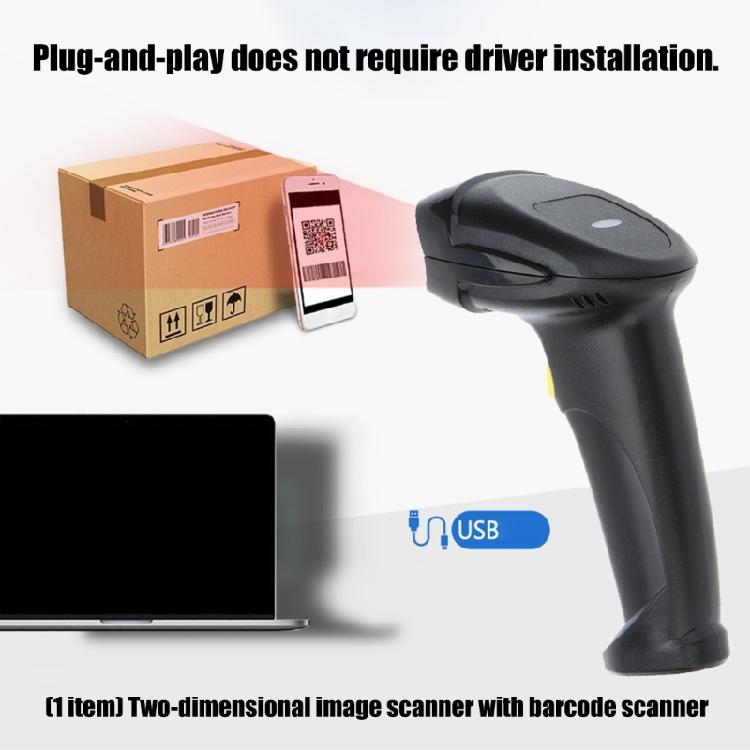 Corded Barcode Scanner Corded Handheld Barcode Reader for Smartphone Reader Barcode Recognition Scanner Accessories