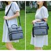Double Layer Insulated Lunch Bag: Thickened, Fresh-Keeping Bento Bag for Outdoor Picnic