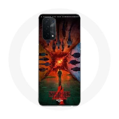 Coque Pour Oppo A54 5G Stranger Things Saison 4 Affiche Equipages De La Nouvelle Théorie