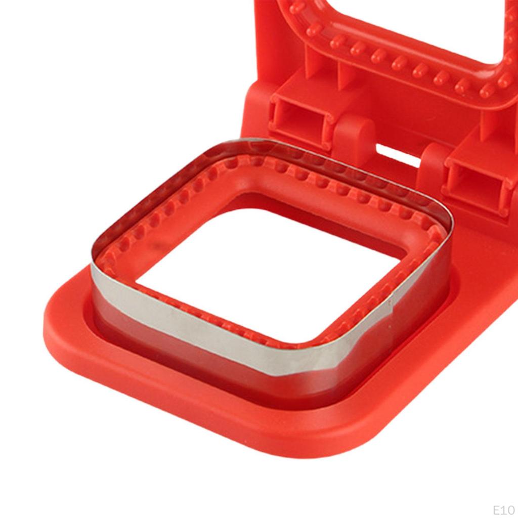2 in 1 Sandwich Cutter and Sealer Bread Pancake Maker Small Food Grade Materials Easily Cleaning DIY
