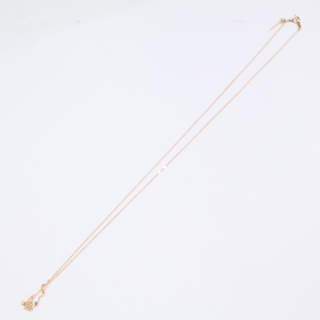 MOTHERHOUSE Ruby Rabbit Pendant Top, Standing Rabbit Pendant Top, K10 Chain Necklace, Total of 3 Pieces Necklace Yellow GoldUsed