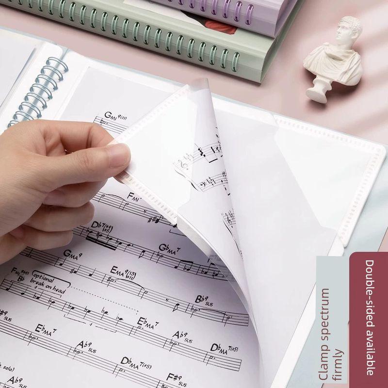 Deli Can Modify Transparent Insert Guitar Sheet Music Folder