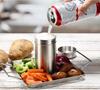 Stand with tray for roasting chicken, turkey, goose, duck, grill grate