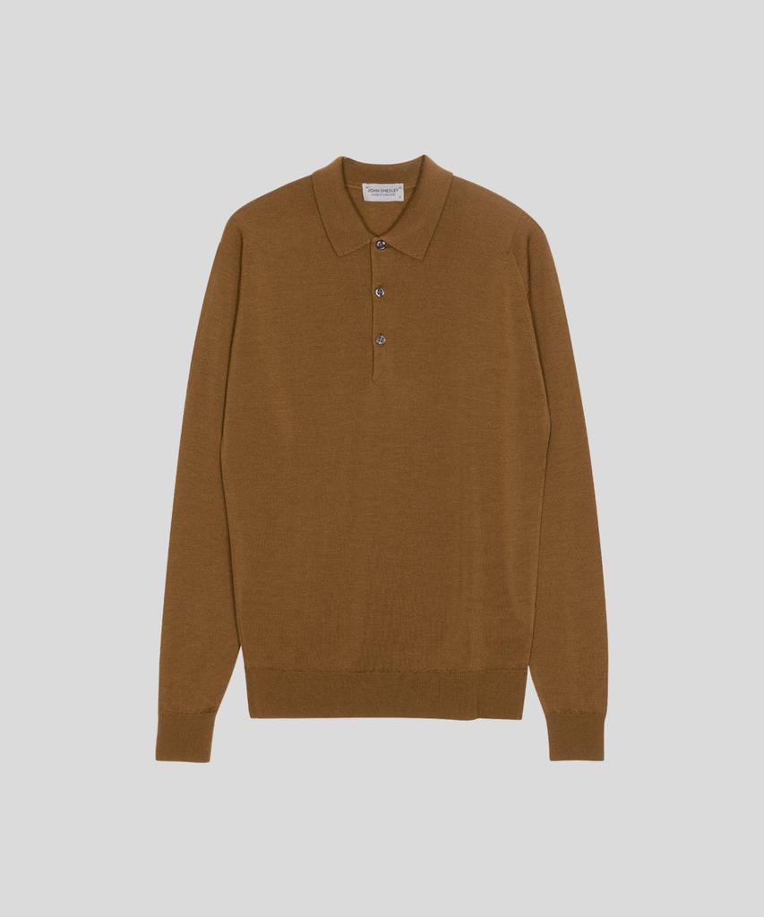 JOHN SMEDLEY Belper Extra Fine Merino Wool Standard Fit Polo Knit Seasonal 9 Colors (B Type)