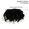 Exaggerated Party Short Chocker Sweet Cool Feather Collar, Ribbon Fluffy Niche Women'S Necklace