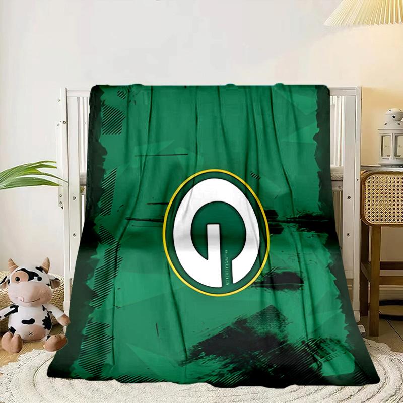 Green Bay Packers Gear Portable Blanket/Soft Blanket Bedding Blanket Suitable for Travel Camping Living Rooms Offices Sofas Fan Gifts