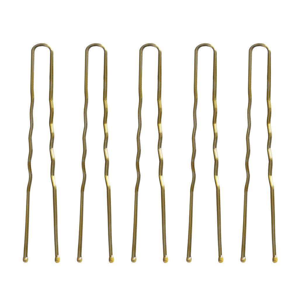 Kokówki Fryzjerskie Do Włosów E-57 120 Szt. 5,6 Cm Złote