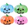 Giocattolo Spremibile Zucca Jelly Trasparente con Glitter, Giocattolo Fidget con Texture di Maltosio, Giocattolo Decompressione per Alleviare lo Stress di Halloween