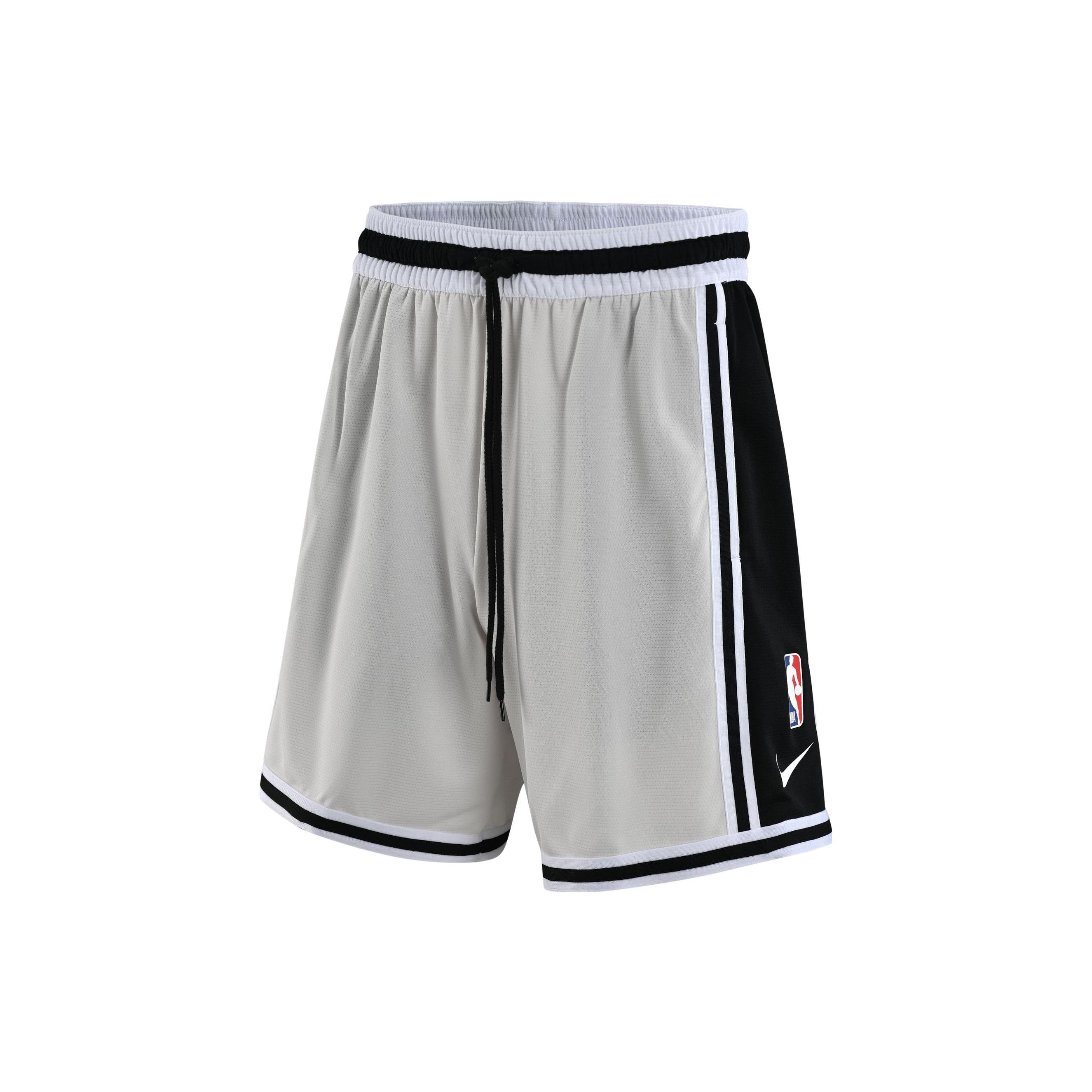 

New Nike Basketball Shorts Men s Phantom Gray/White/Black/White/White FB5344-030 L