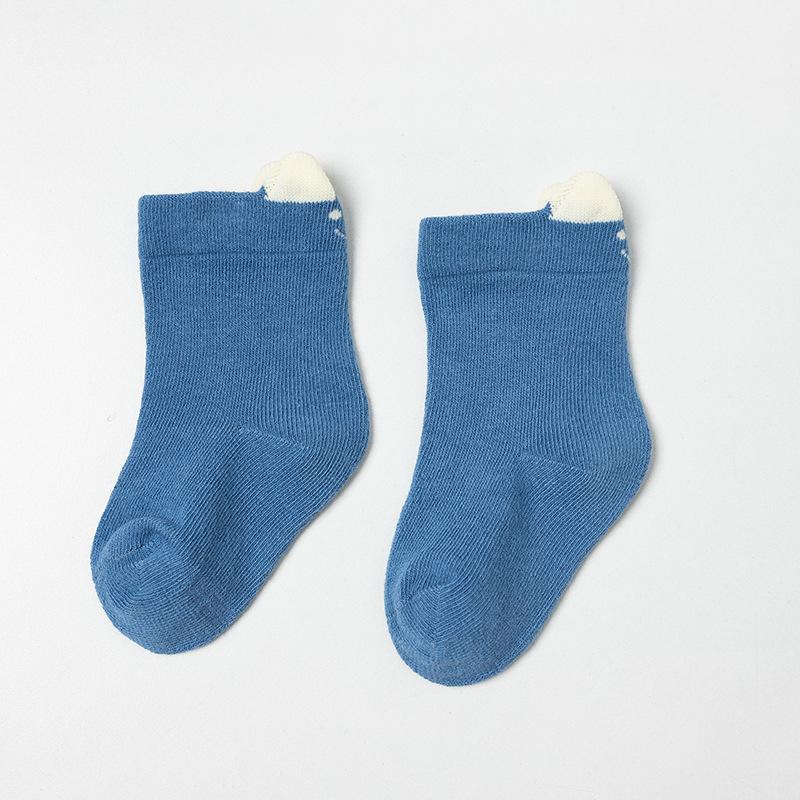 Infant Baby Socks for Girl Boy Cotton Solid Soft Breathable Cute Accessories Unisex Newborn Boneless Short Socks