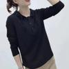 Autumn New Hoodie Women's Long-sleeved Sleeves Hooded Base Shirt Mother's Casual Loose Top Large Size T-shirt Women