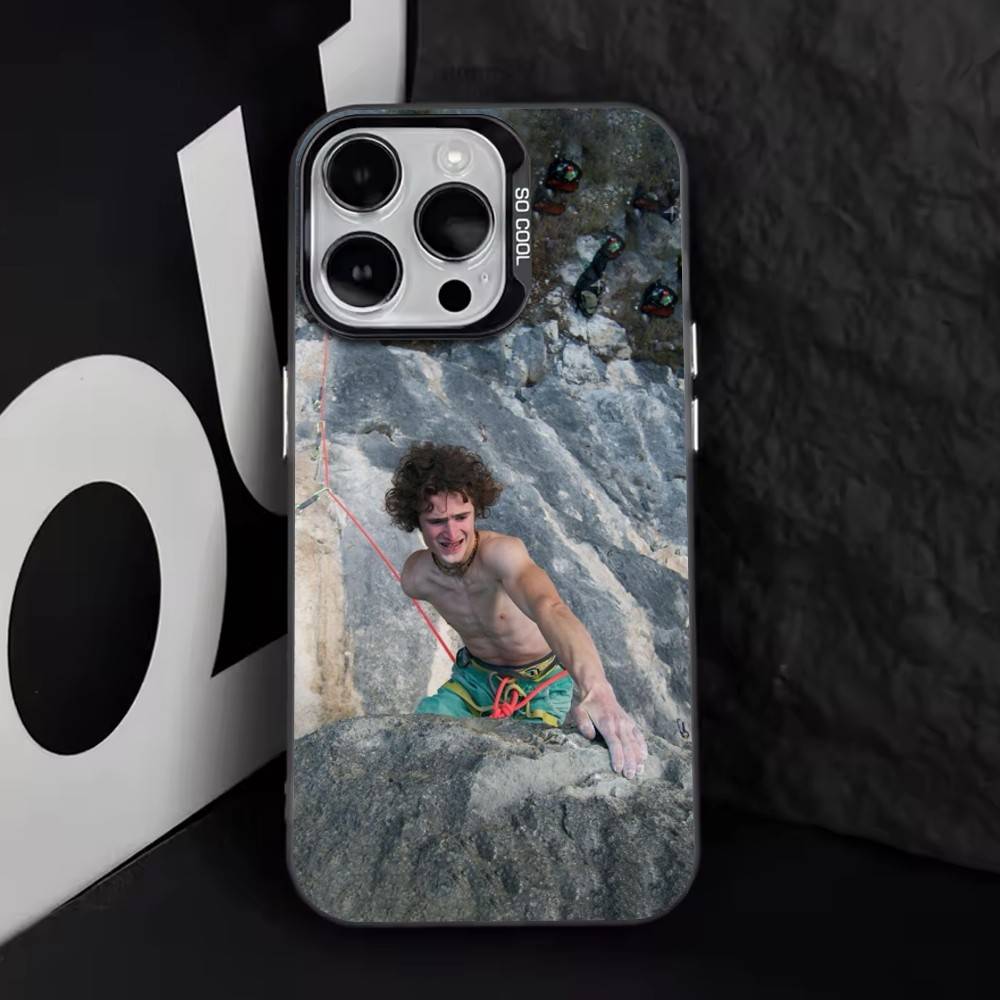 Adam Ondra Phone Case For iPhone 17,16,15,14,13,12,11 Plus,Pro Max,XS,Colorful Silver Phone case Funda Cover