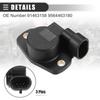 ACROPIX Plastic #91463158/9564463180 Throttle Position Sensor for Volksw Agen, Black