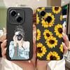 For Tecno Spark Go 1 Case Stylish Sunflower Butterfly Soft Silicone Phone Case For Tecno SparkGo 1 GO1 6.67" Cover Bumper