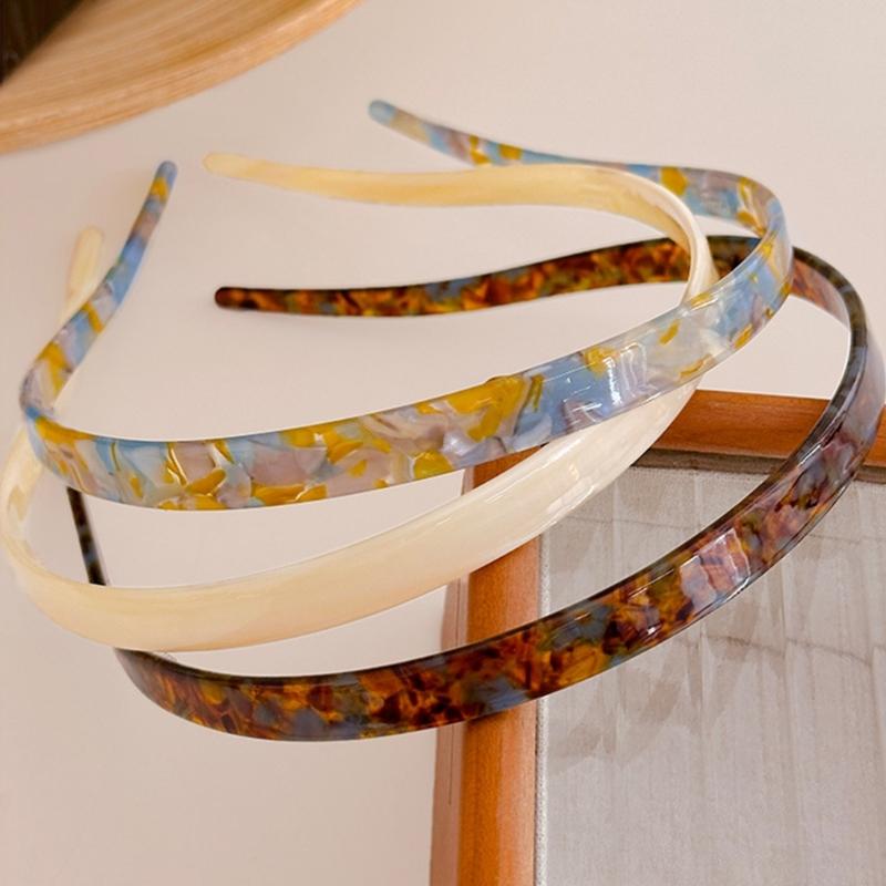 Multipurpose Acetate Hairband Simple High Crowns Headbands Multi Functional Hair Accessory For Fashionable Style 2025