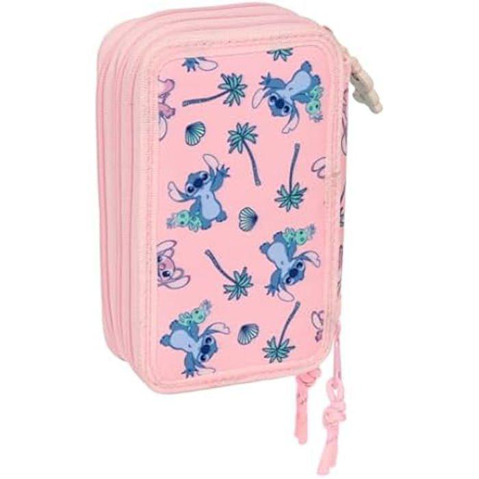 Trousse scolaire - SAFTA - STITCH BEACH - 37 outils - Confortable - Enfants 5-14 ans