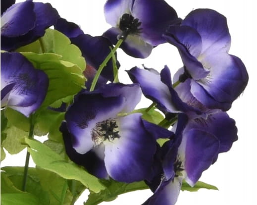 Artificial plant with a decorative polyester pot 11x20 cm