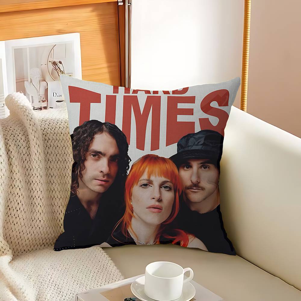 Rock Band P-Paramore Pillowcases Home Bedding Decorative Pillow Cover Wedding Super Soft Pillow Case