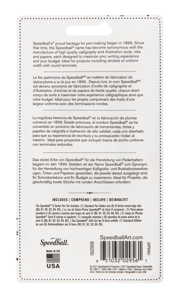 Speed Ball Art Calligraphy Style B Set,