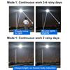 Solární LED světlo Venkovní osvětlení 400W 800W 1200W 1500W Solární pouliční lampa Radarový senzor Dálkové ovládání Vodotěsná zahradní nástěnná lampa