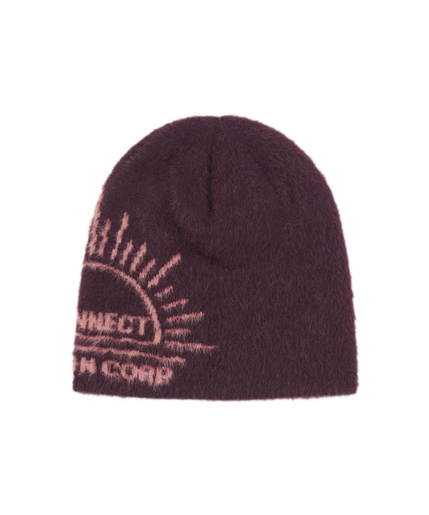 Sseonegteu Sunrise Shaggy Beanie - Burgundy