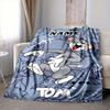 Custom 1pc Cartoon Characters Adventure Blanket, Soft And Comfortable Blanket, Casual Warm, Camping Travel Blanket, Birthday Gift Q913180