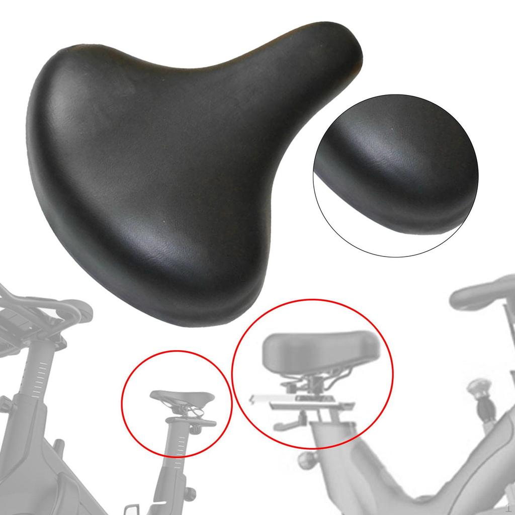 Easy Install Triangular Exercise Bike Saddle Pad Non-Slip Stationary Bikes Enjoy Riding