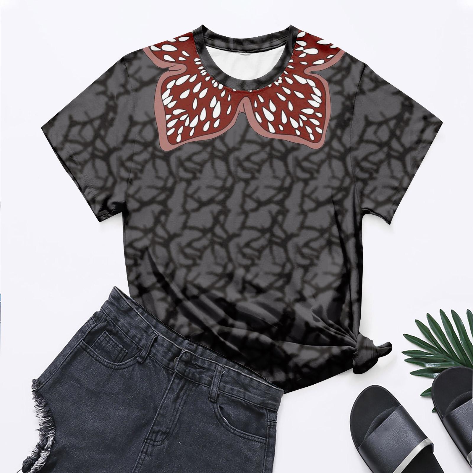 

Women s Round Neck Short-sleeved Top, Casual, Comfortable, Loose And Lightweight. XL киноварь