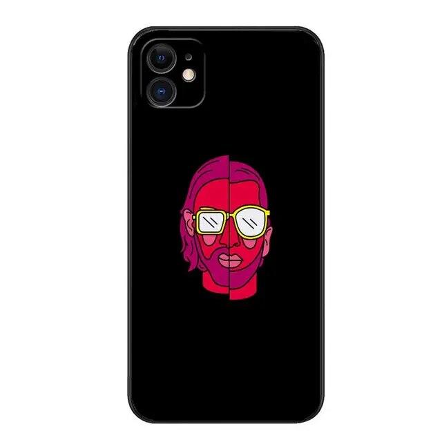 Lovely Soft Animation Fashion Phone For Iphone 11 Plus Max 12 13 Mini XR 8 6 6s 7 14 Pro XS X Silicone Silicon Straight TPU Soft Case Cover
