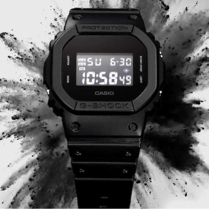 Casio G-Shock Solid Colors Unisex Watch DW-5600BB-1 Black