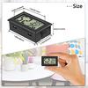 3PCS Mini Home Thermometer Indoor Digital Hygrometer Is Applicable To Living Room Greenhouse Wine Cellar Basement and Warehouse