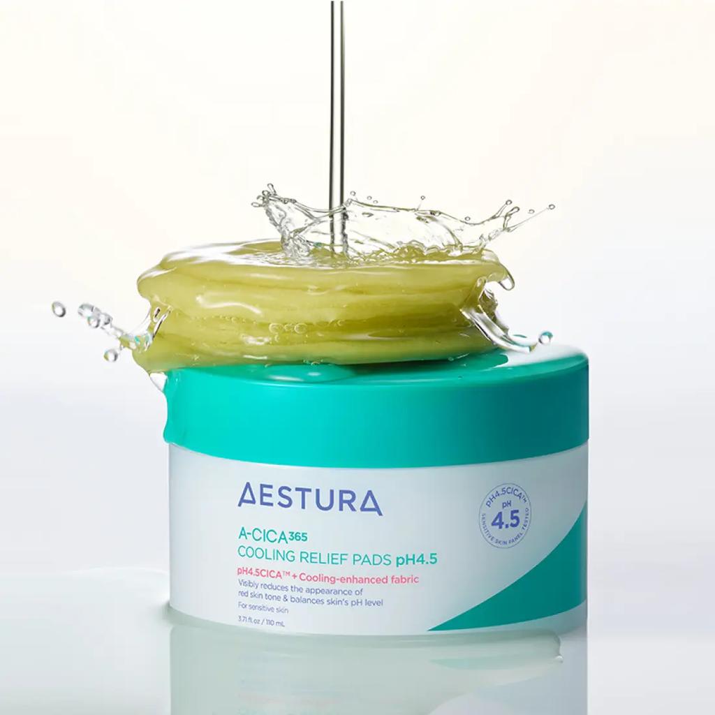 Aestura A‑CICA365 Tampons Rafraîchissants Apaisants pH4.5 – 110ml (60 Feuilles)